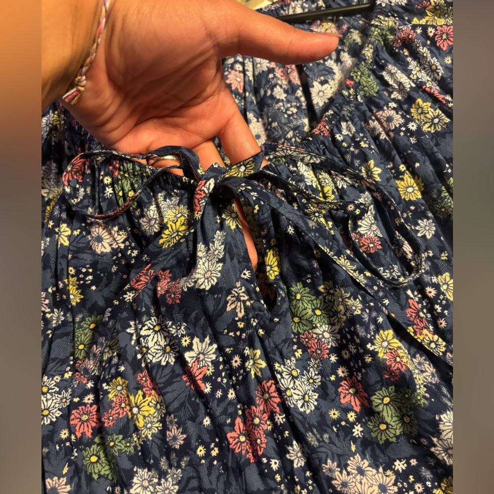 Flower linen dress - Picture 2 of 5
